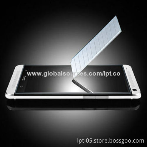 9H Hardness Perfect Shatterproof Tempered Glass Screen Protector for HTC One M7 with Oil-resistant
